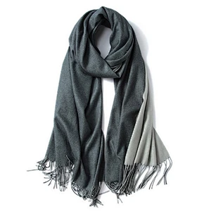 Newest cashmere fashionable women wholesale silk wool scarf