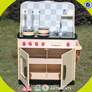 wholesale role play funny wooden toy stove for children W10C170