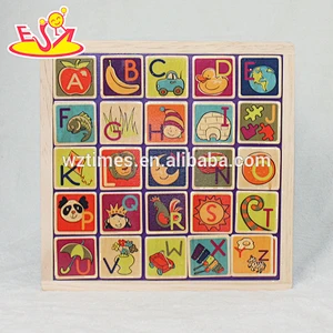 2018 wholesale baby wooden puzzle board fashion kids wooden puzzle board best sale wooden puzzle board W14B069
