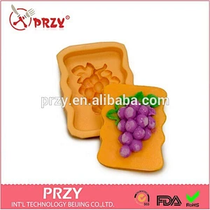 DIY handmade stamp grape silicone molds for soap making