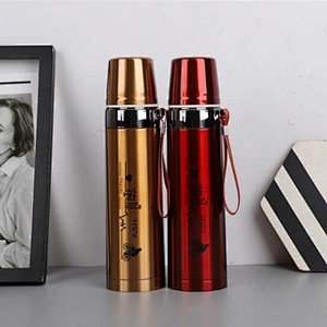 Best classical stainless steel vacuum flask 500ml vacuum cup with string for outdoor trip