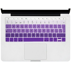 Spanish Custom Silicone Rainbow Keyboard Protector custom silicone keyboard cover For Macbook Retina 12 Keyboard Skin