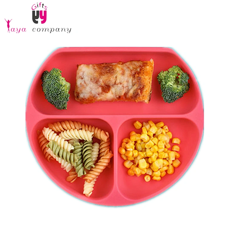 Wholesale High Quality Silicone Baby Plate With Custom Logo