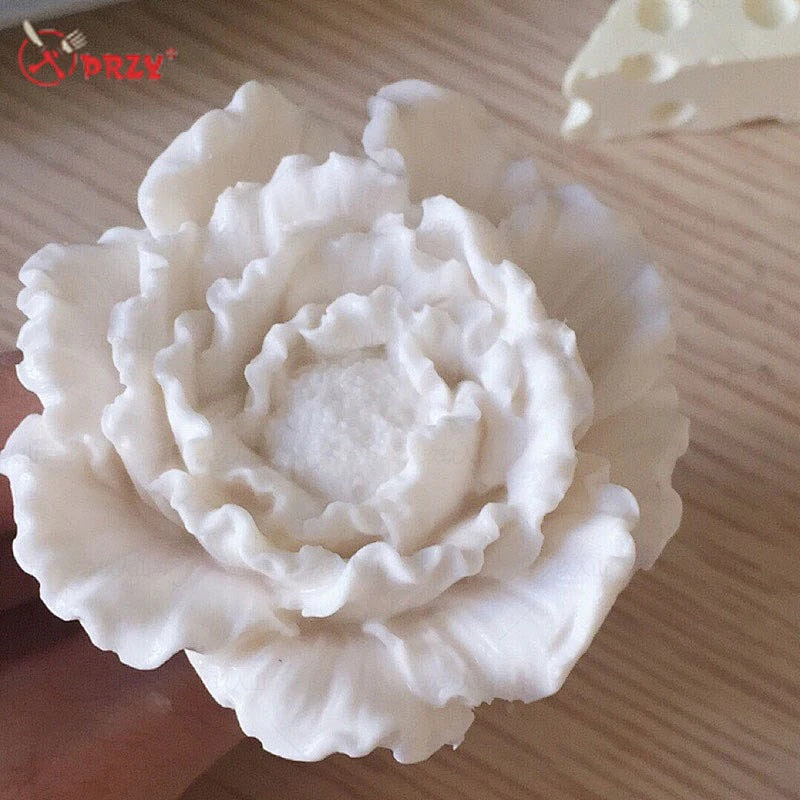 New style gypsum aromatic Mould hibiscus soap mold handmade Candles silicone Moulds