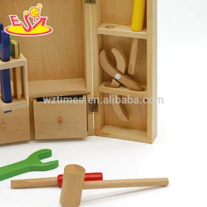Wholesale fashionable diy assemble wooden tools set toy for boys W03D008