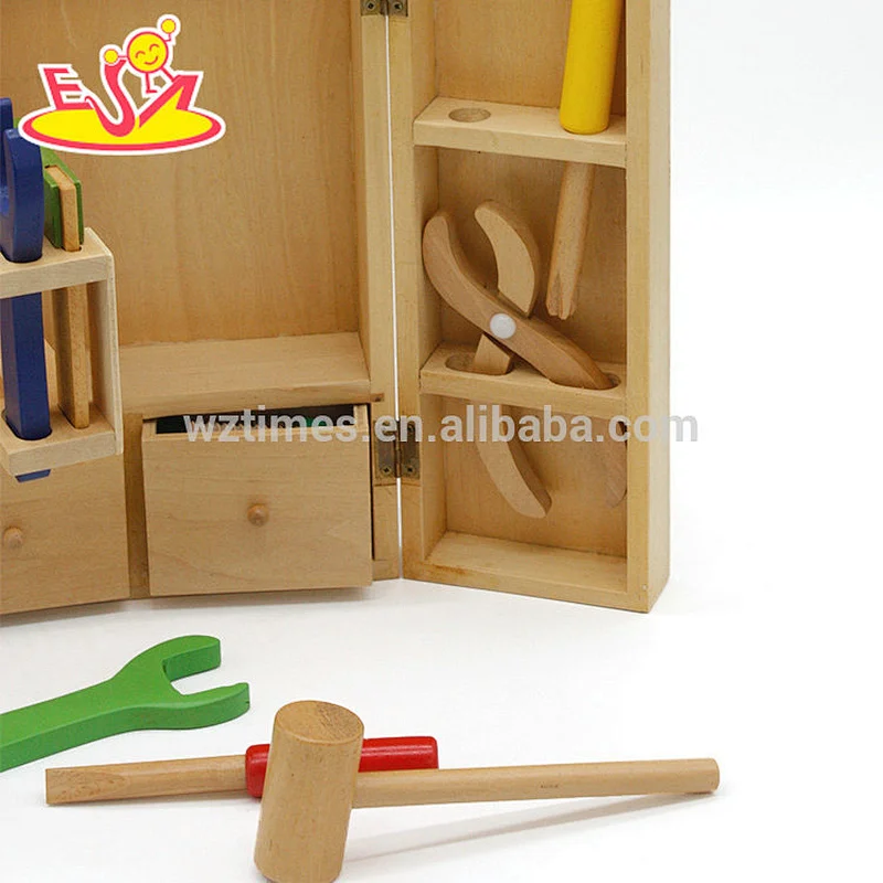 Wholesale fashionable diy assemble wooden tools set toy for boys W03D008