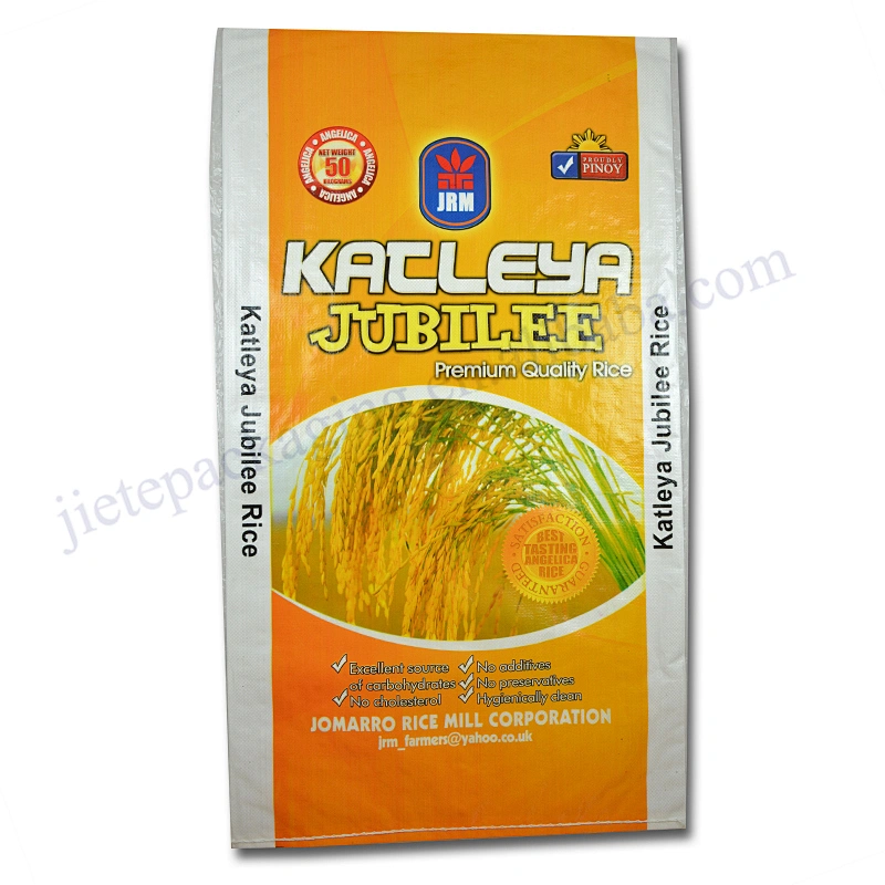 Hot sale cheap price 50kg white pp woven rice packing bag export Dubai and Pakistan