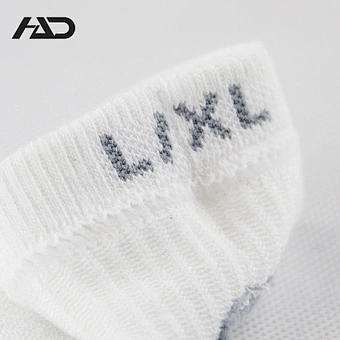 cotton half terry jacquard sport socks