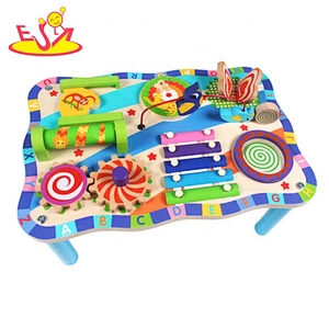 New arrival kids educational table wooden busyboard for kids W12D153