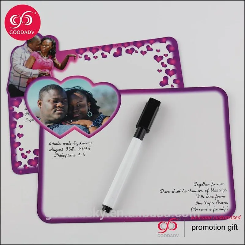 hot sael gifts dry erase white board magnetic drawing writing board with custom logo