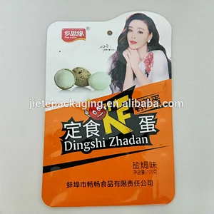 Wholesale customized foil film plastic snack bags