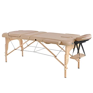 Wooden folding massage bed With High density foam and ceragem price