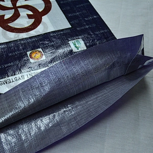 Construction use plastic particles sack pp woven cement bag