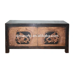wholesale furniture china antique storage Mongolia painted cabinet