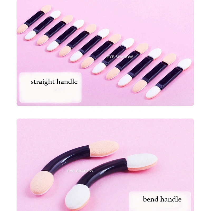 Wholesale cosmetic tools double head portable 4pcs makeup eyeshadow brush applicator set