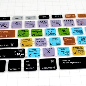 Eco-friendly Products for Ado be lightroom silicone cover Shortcuts Keyboard Protector for macbook pro 13 cover