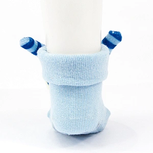 Autumn Winter wholesale kids manufacturers Newborn non slip floor lovely cartoon cat bear coral velvet Baby shoe Socks