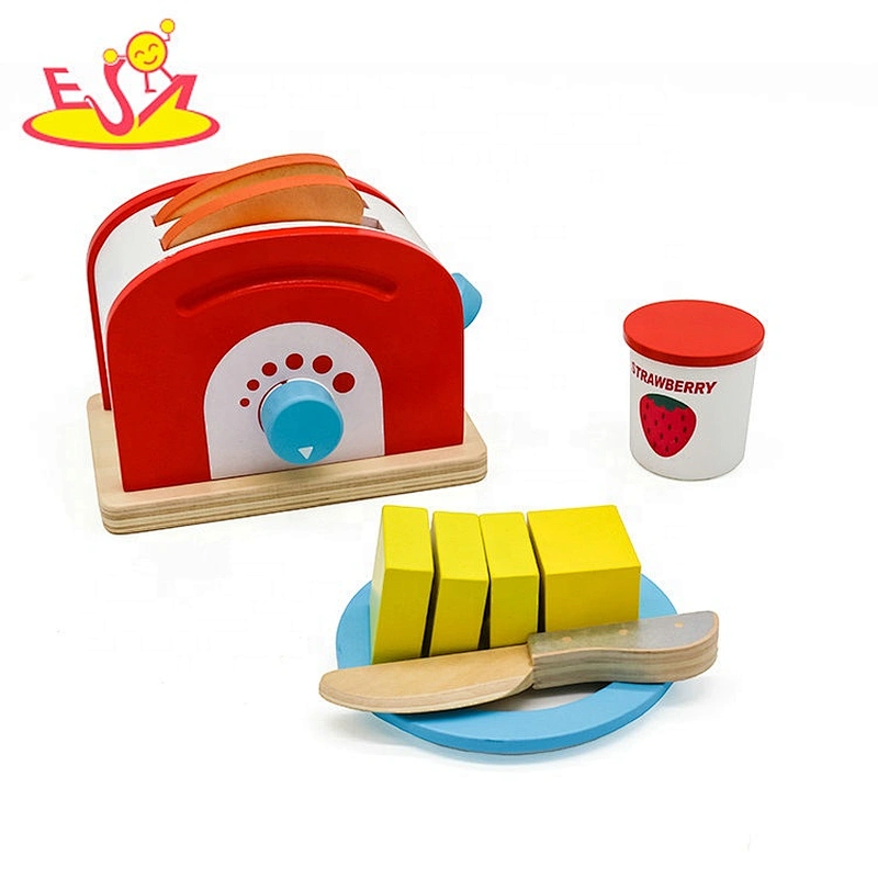 2019 New hottest pretend play wooden toy toaster for children W10D224