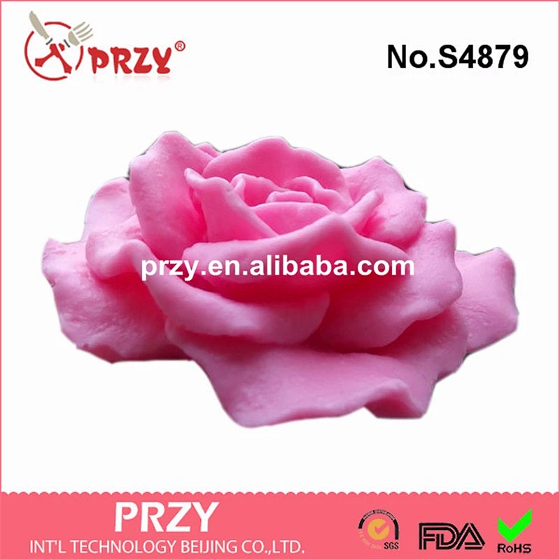 Flexible Resin Mold 3d Silicone Rose Mold Flowers Botanical Custom Soap Mold