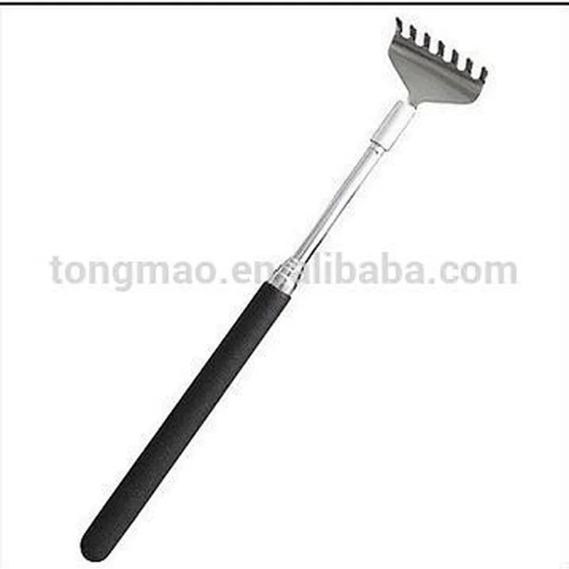 Comfortable Telescopic Handheld Silver Head & Colorful Handle Back Scratcher