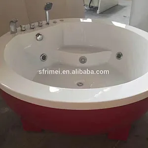 High Quality Concrete Red Sex Whirlpool Portable 1 Person Hot Tub Surround
