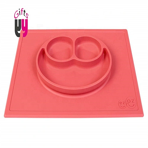 Baby Round Silicone Divided Plate,Baby Silicone Plate,silicone plate
