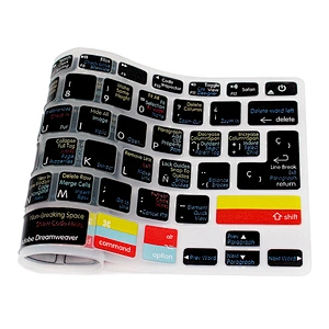 spanish Ado be Dreamweaver Silicone Keyboard Protector custom keyboard skin For macbook pro 15 cover