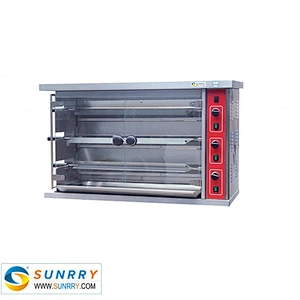 Stainless steel 3 layer gas 15pcs industrial and commercial chicken oven roaster