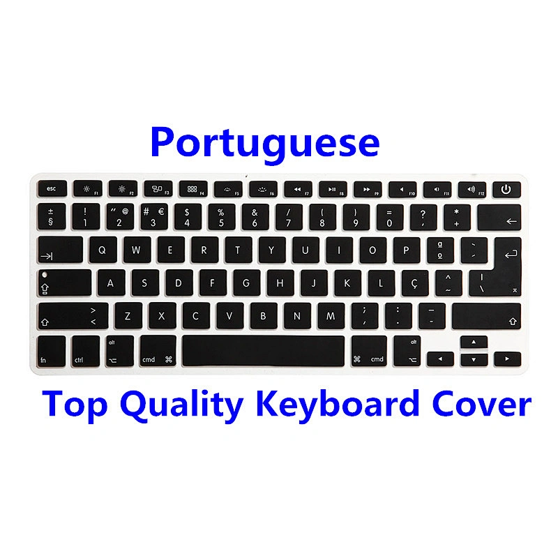 Russian,Spanish ,Hebrew ,Portuguese, English ,french arabic keyboard For macbook 13 15US/EU keyboard covers