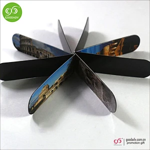 School promotional gifts folding magnetic bookmark cartoon cute design paper bookmark