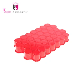 Kitchen Accessory Wholesale Custom Honeycomb Silicone Ice Cube Tray