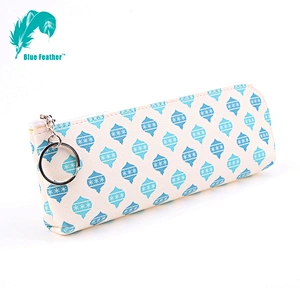 Women's Snow Pu Leather Pencil Bag