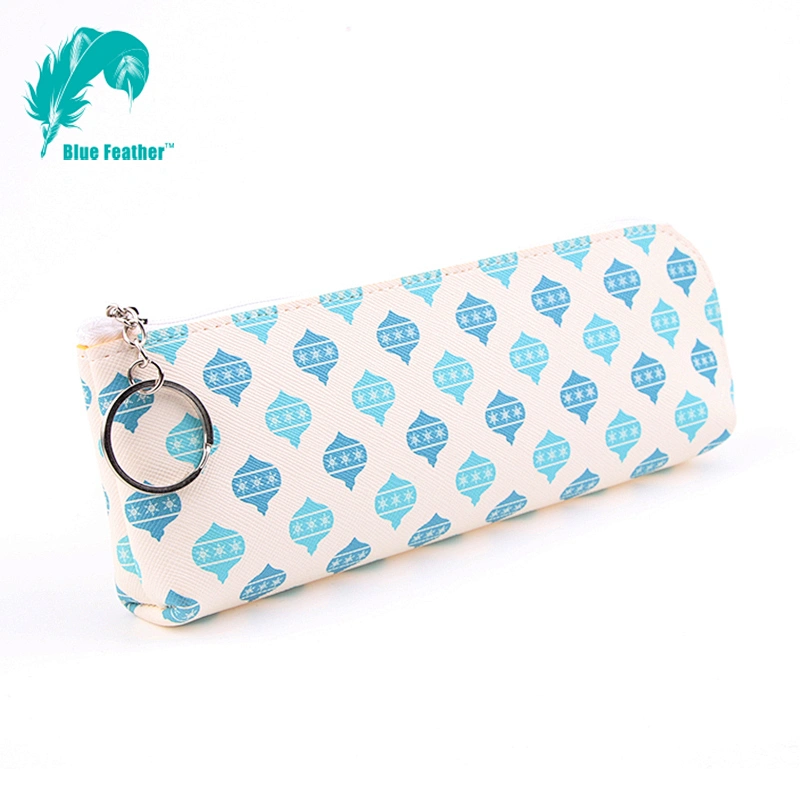 Women's Snow Pu Leather Pencil Bag