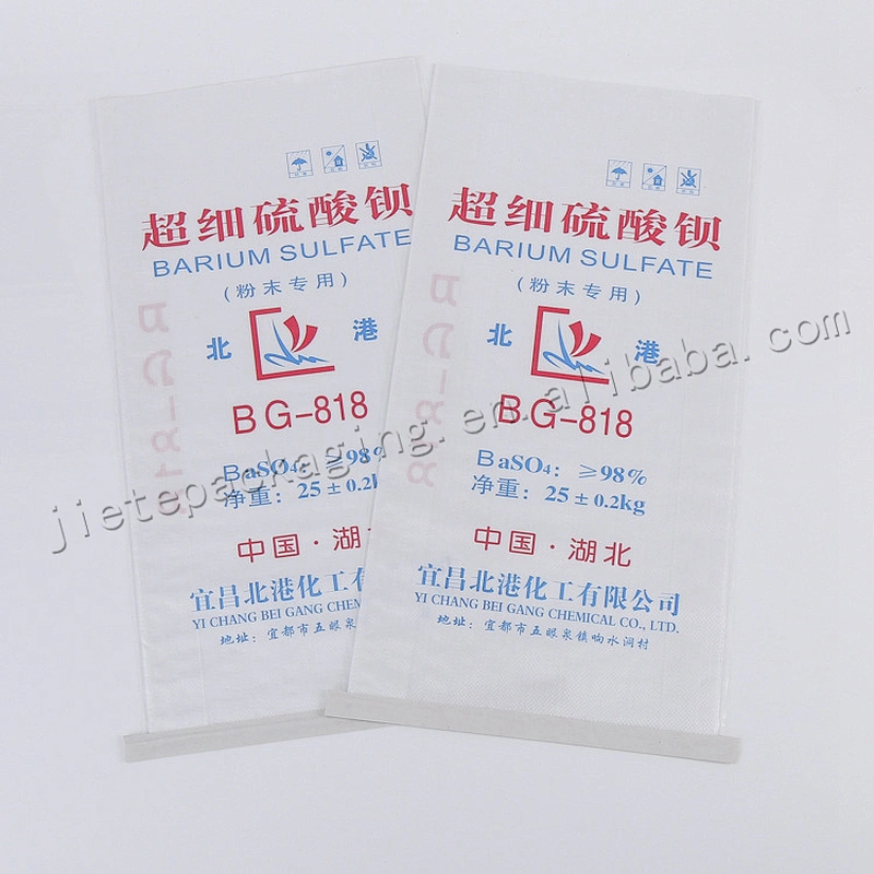 Factory sale plastic pp woven chemical resistant packing bag for barium 25kg