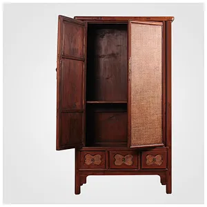 chinese whlesale antique reproduction oriental distressed lacquer furniture