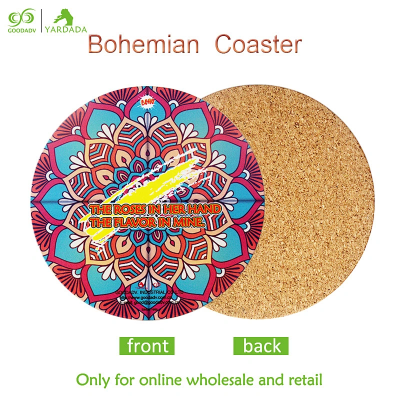 Bohemian style table mats for dining table wedding decoration wood coaster place mat tea cup holder