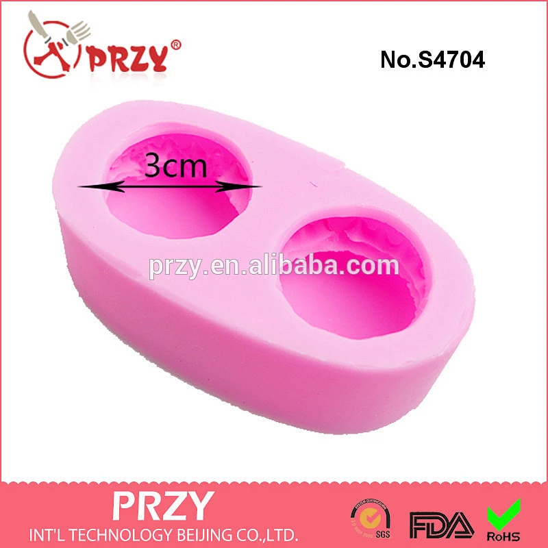 S4704 food grade 2 hole macaron soap mold silicone soap molds silicone macaron mold for soap