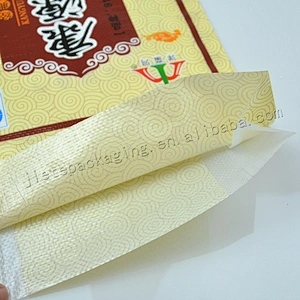 New pp woven rice packing bag with transparent window,rice bag size 10kg