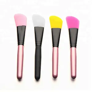 Custom Coloful Facial Mud Mask Flat Silicone Makeup Brush Skin Face Care Cosmetic Applicator
