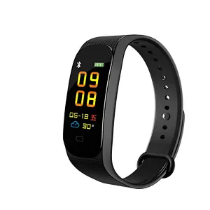2019 New Bluetooth smart bracelet with camera for men and Women sport wrist band watch