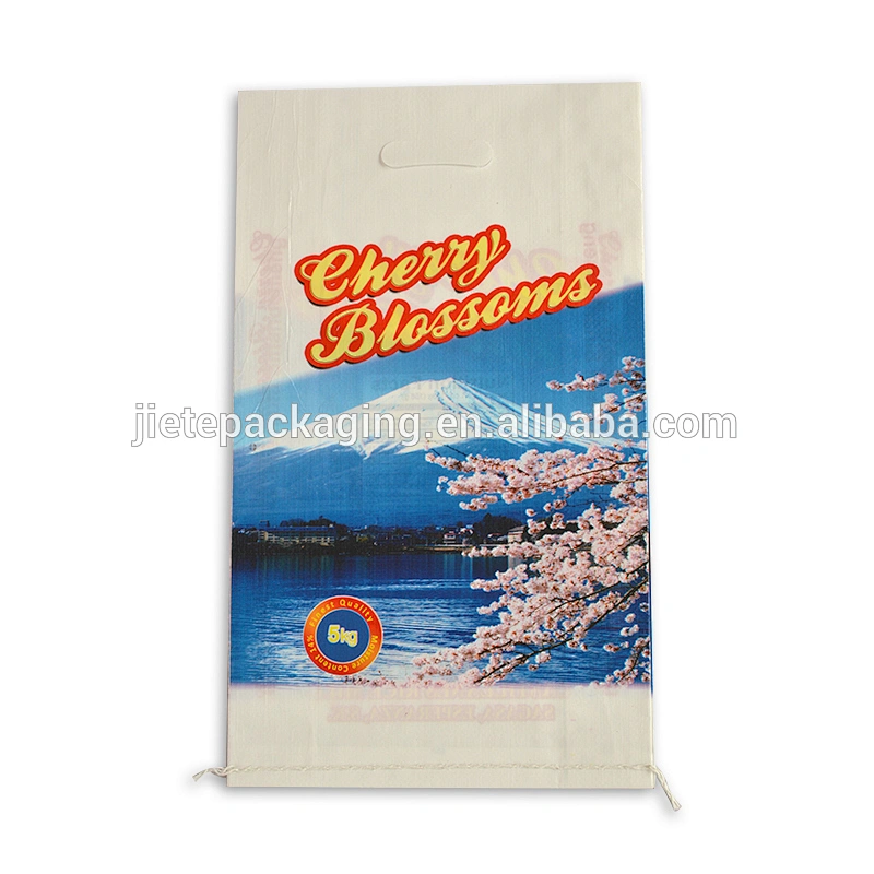 Video, bopp laminated pp woven rice bag 5kg 25kg from Chinese manufacturer