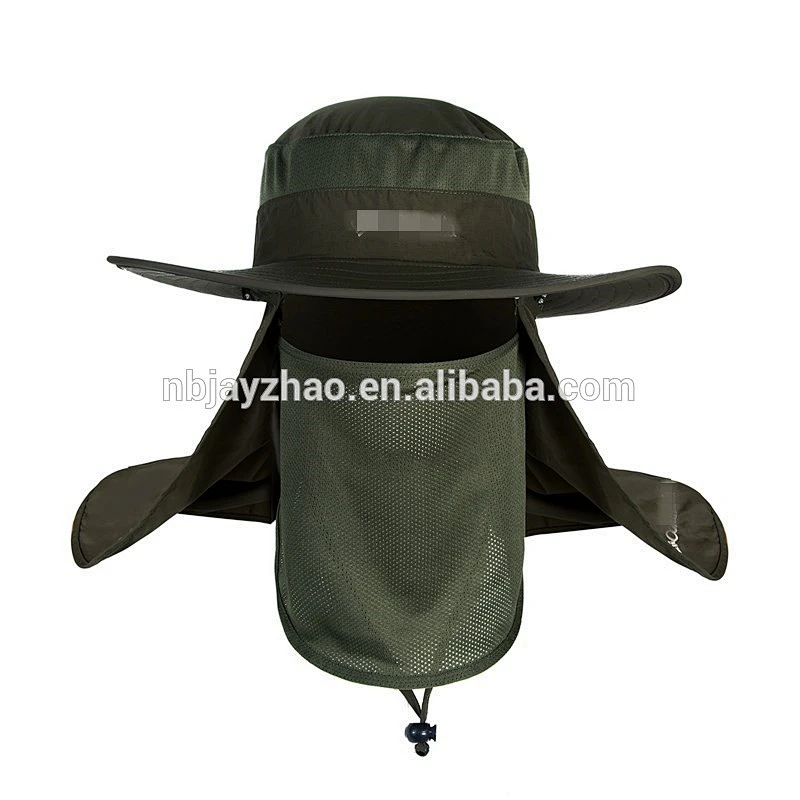 Waterproof Anti Uv Full Occlusion Fishing Hat, Outdoor Climbing Cap