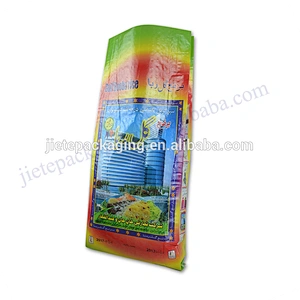 20kg customized bopp laminated pp woven rice packaging bag export to Dubai