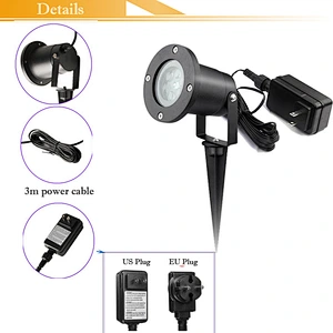 Outdoor led lawn light Waterproof Holiday Lighting Garden Christmas Snowflake projector