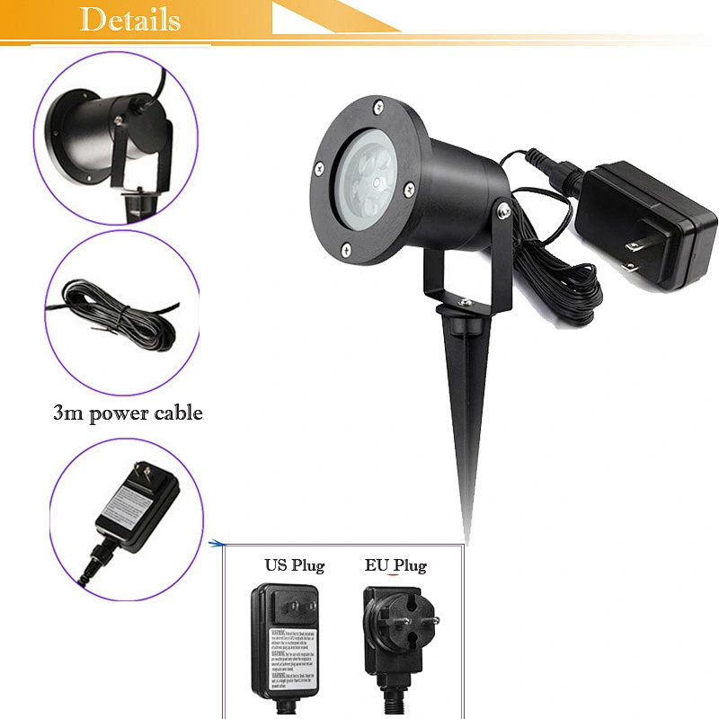Outdoor led lawn light Waterproof Holiday Lighting Garden Christmas Snowflake projector