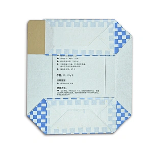 20kg 25kgkraft paper block bottom valve bag for packing putty, mortar, glue, cement packaging bag