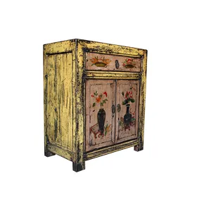 Hot sell reproduction hand painted living room cabinet