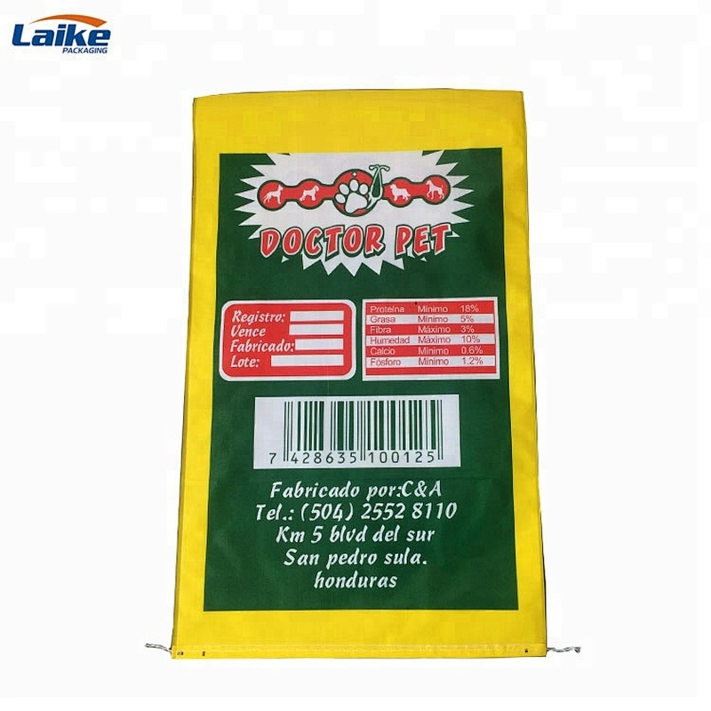 Empty sacks dog food packaging bag ,50lb feed bag for sale,animal feed plastic bag