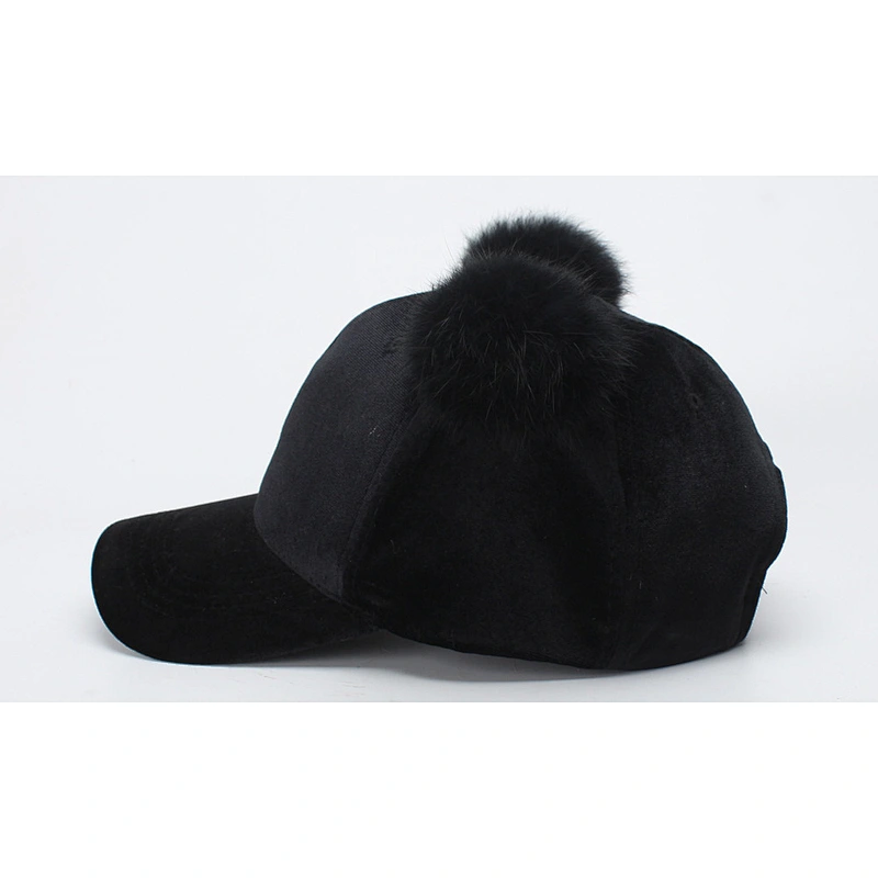 New sport hats customized cap warmly winter girls baseball cap with ear flaps
