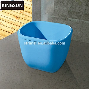 Bathroom Infant Baby Bathtub Soaking Blue Portable Inflatable Bath Tub